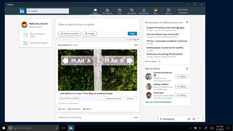 linkedin app for windows 10.